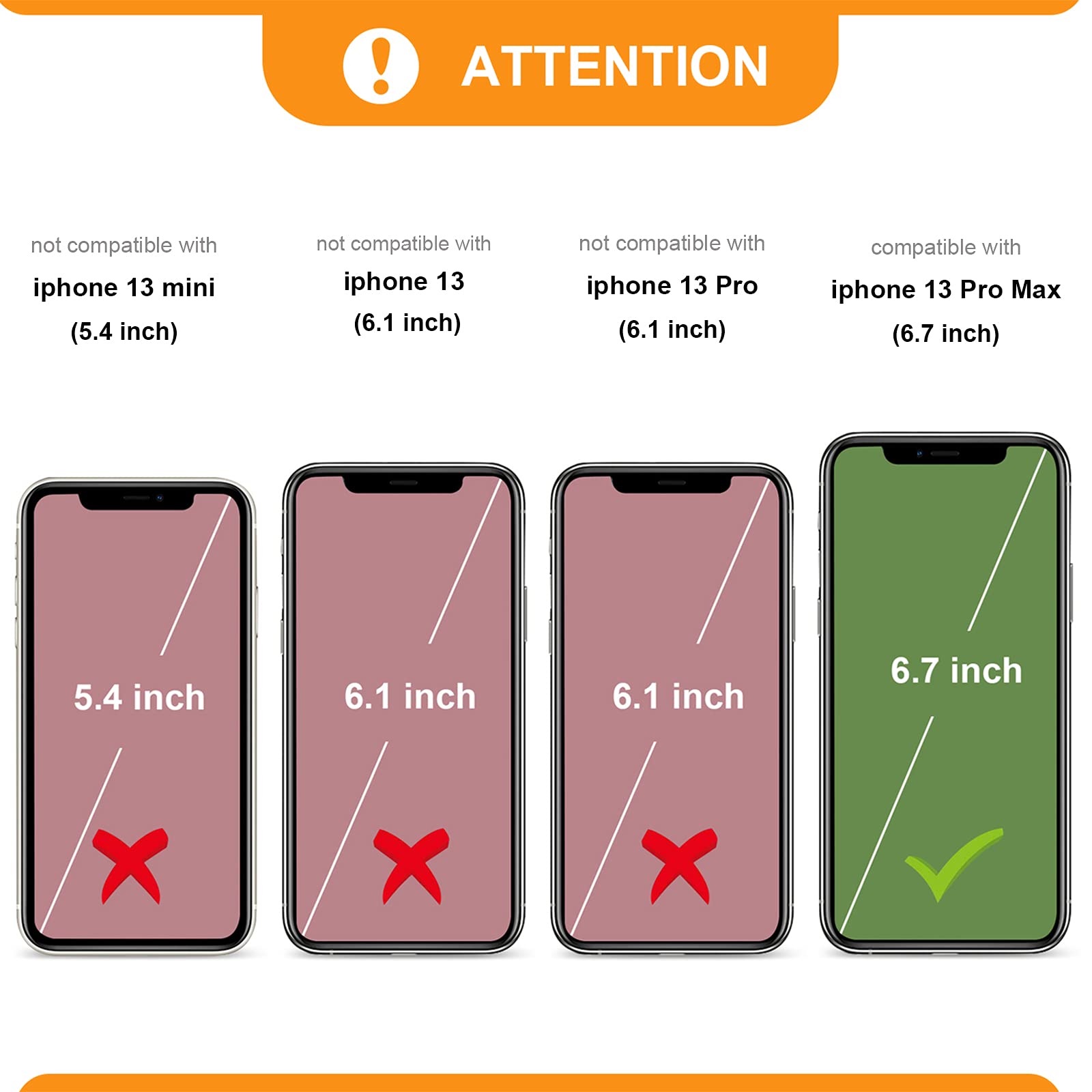 Foto 3 pulgar | Funda Tipo Cartera Bocasal Con Bloqueo Rfid Para Iphone 13 Pro Max, Color Marrón - Venta Internacional.