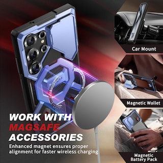 Foto 3 | Funda Magnética Tongate Con Soporte Para Samsung Galaxy S25 Ultra - Venta Internacional.