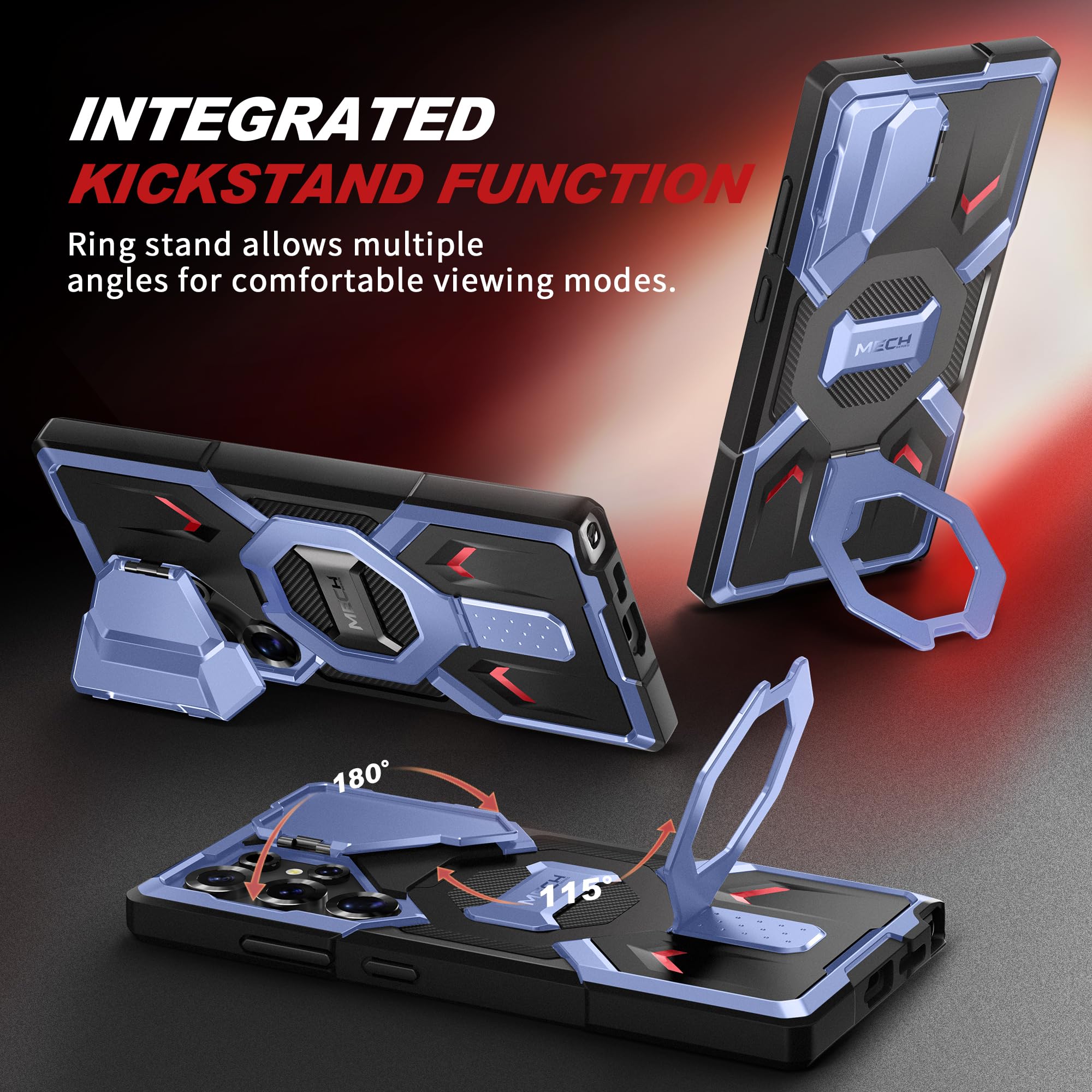 Foto 6 | Funda Magnética Tongate Con Soporte Para Samsung Galaxy S25 Ultra - Venta Internacional.
