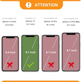 Foto 2 | Funda Tipo Cartera Bocasal Con Bloqueo Rfid Para Iphone 14/13 De 6.1 Pulgadas, Color Rojo - Venta Internacional.