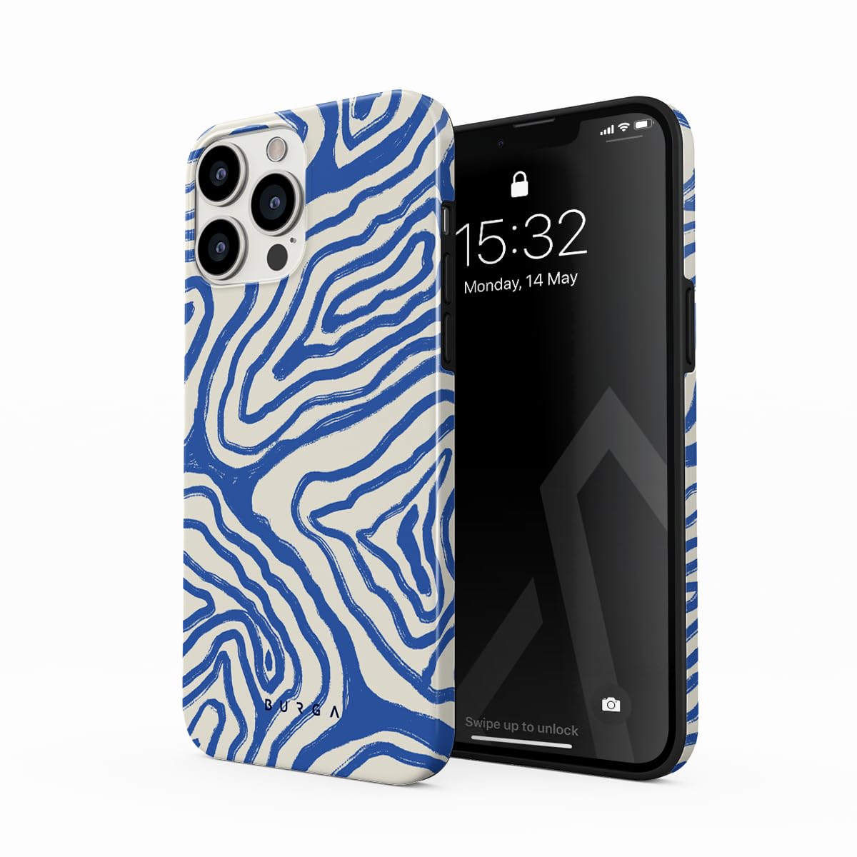 Funda Para Teléfono Burga Compatible Con Iphone 14 Pro Max - Azul - Venta Internacional.