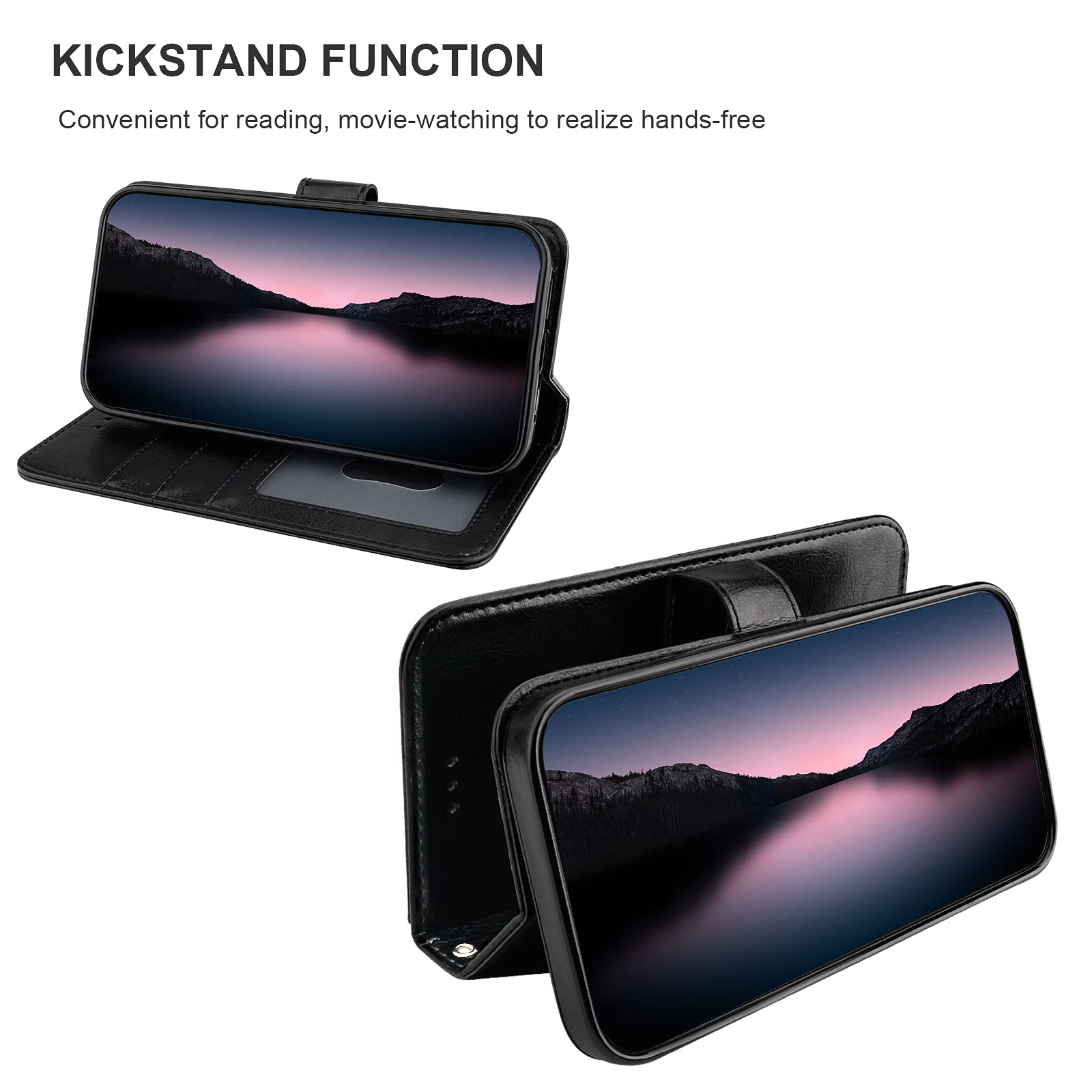 Foto 8 pulgar | Funda Tipo Cartera Bocasal Para Iphone 14 Pro Con Magsafe Black - Venta Internacional.