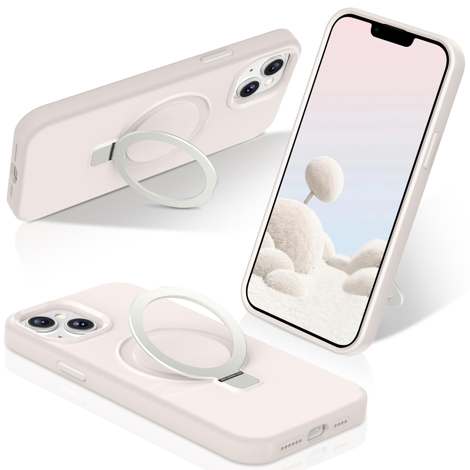 Foto 1 | Funda De Silicona Sterker Con Soporte Magnético Para Iphone 13/14 - Venta Internacional.