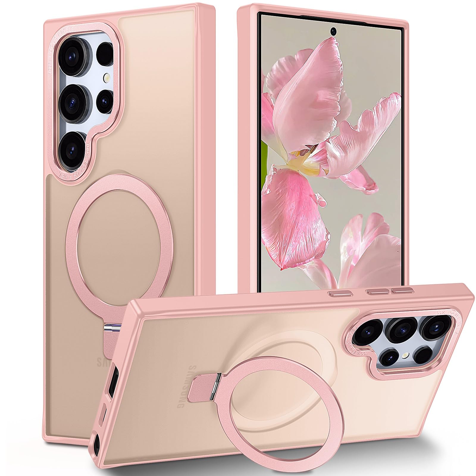 Funda Para Teléfono Sterker Con Forma De Anillo Magnético Con Soporte Para Samsung S25 Ultra - Venta Internacional.