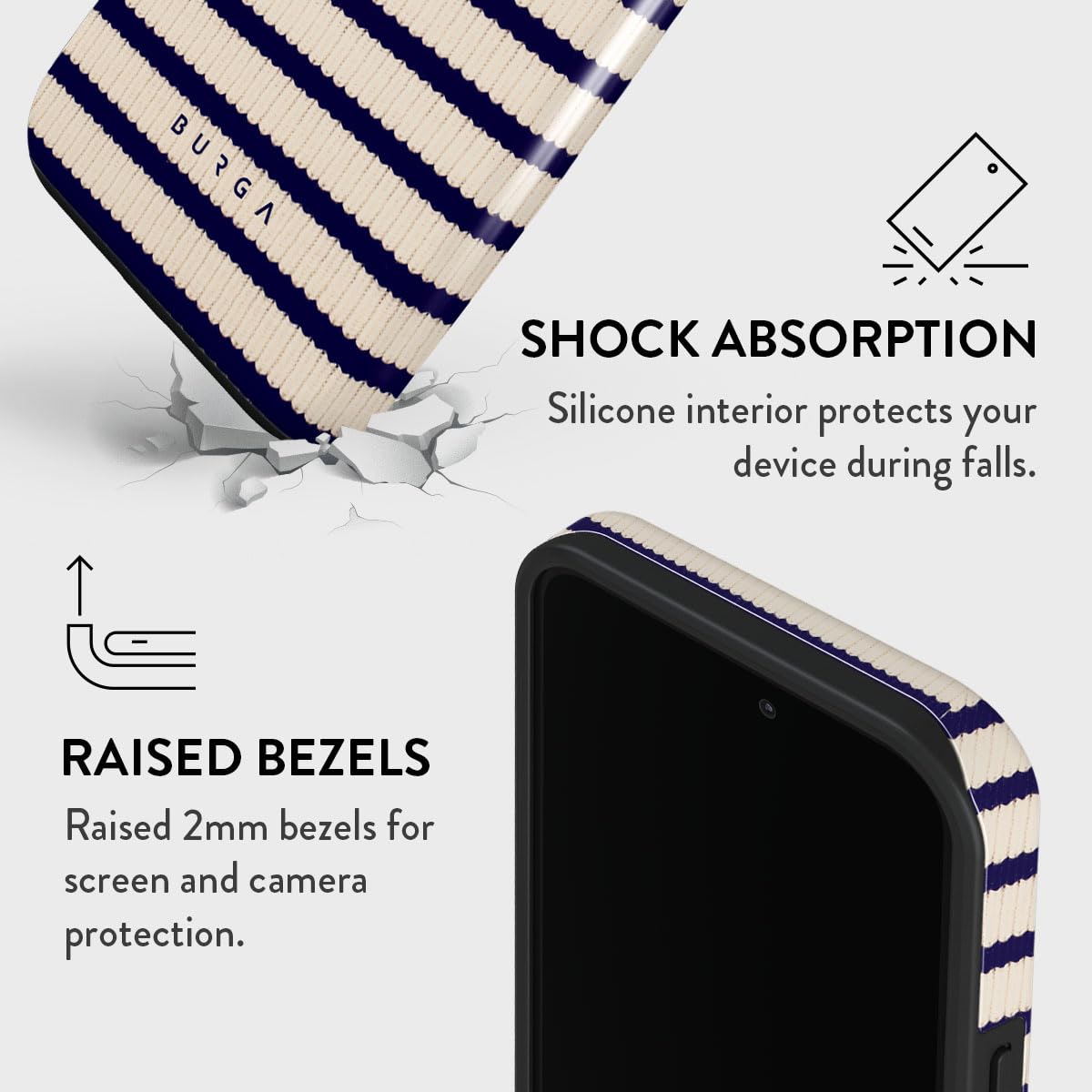 Foto 5 pulgar | Funda Para Teléfono Burga Compatible Con Iphone 14 Pro Max Blue - Venta Internacional.