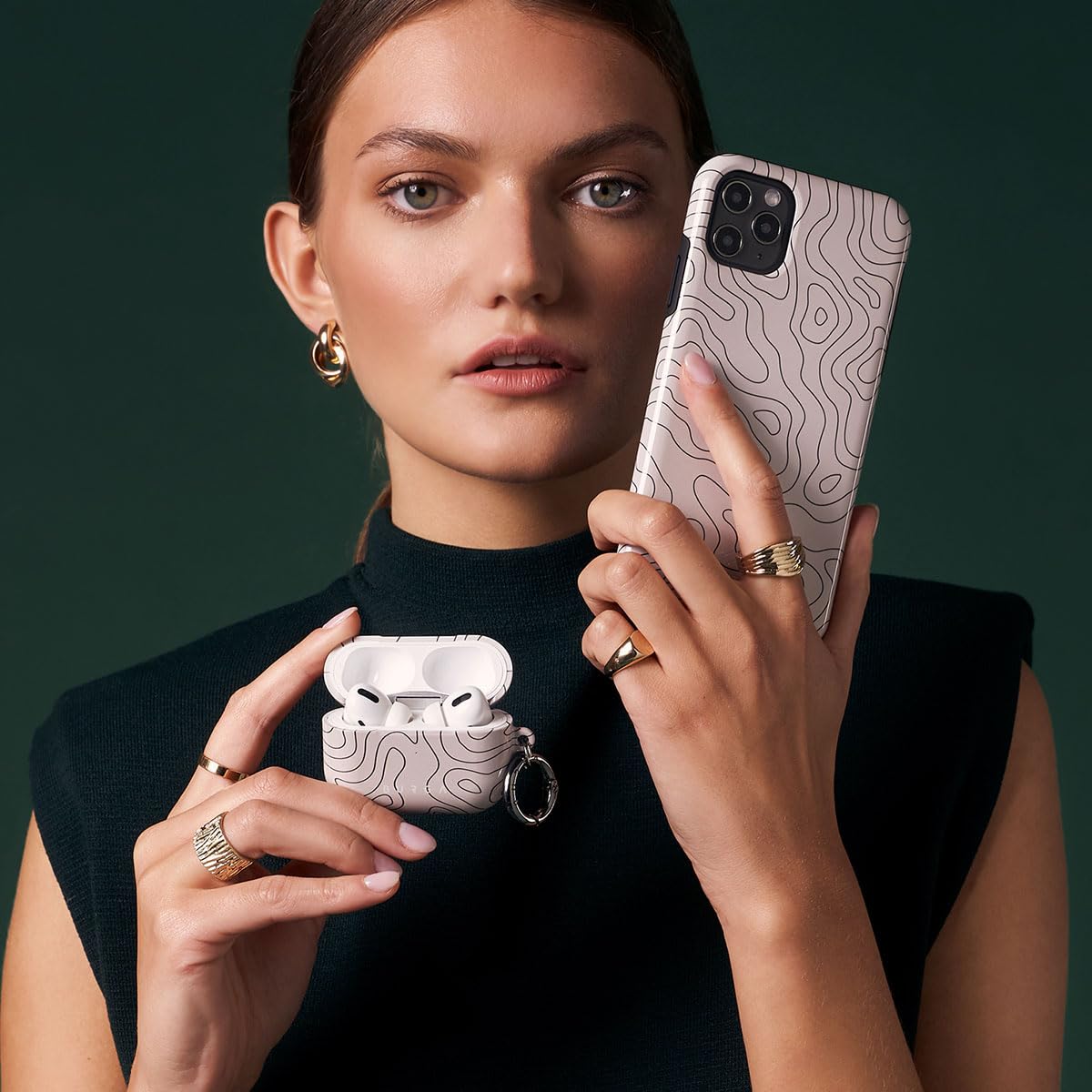 Foto 6 pulgar | Funda De Teléfono Burga Compatible Con Iphone 15 Pro Max Nude Beige - Venta Internacional.