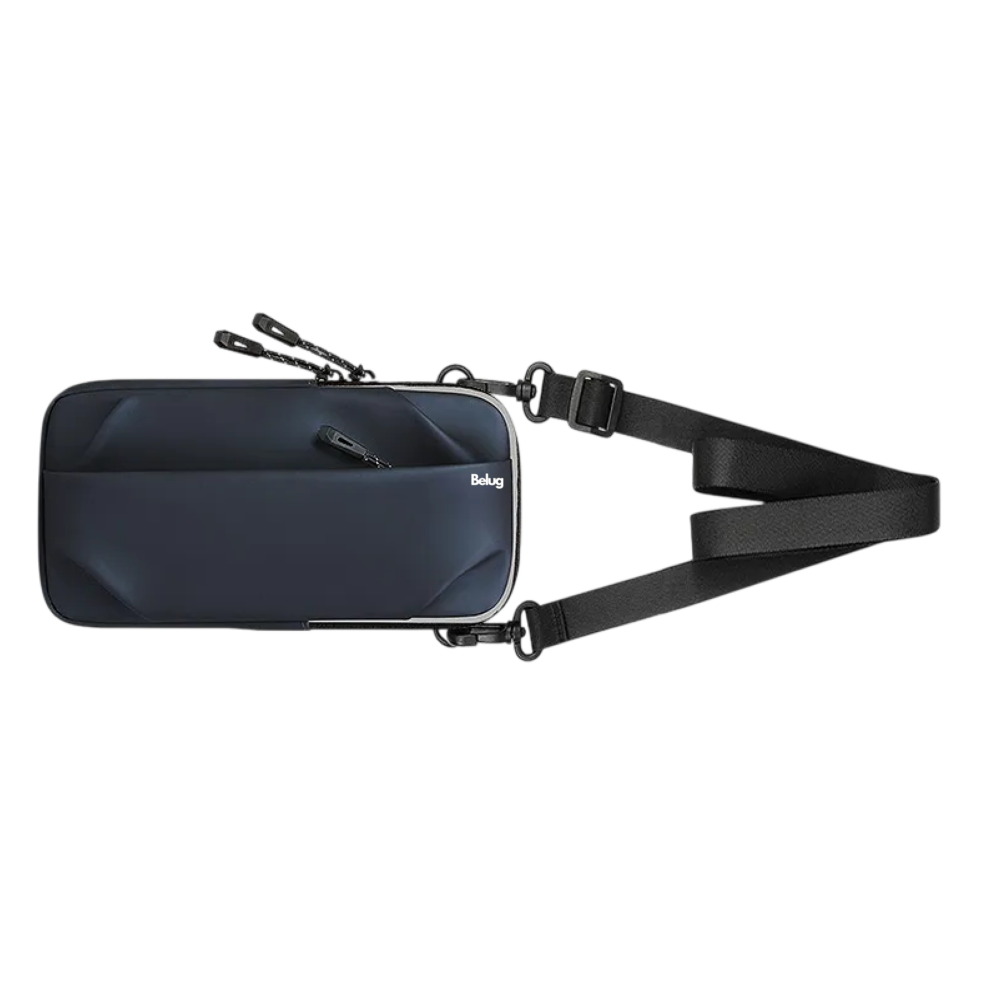Bolsa Belug Brazo Deportiva De Celular Correr Para Teléfono Móvil Azul Marino