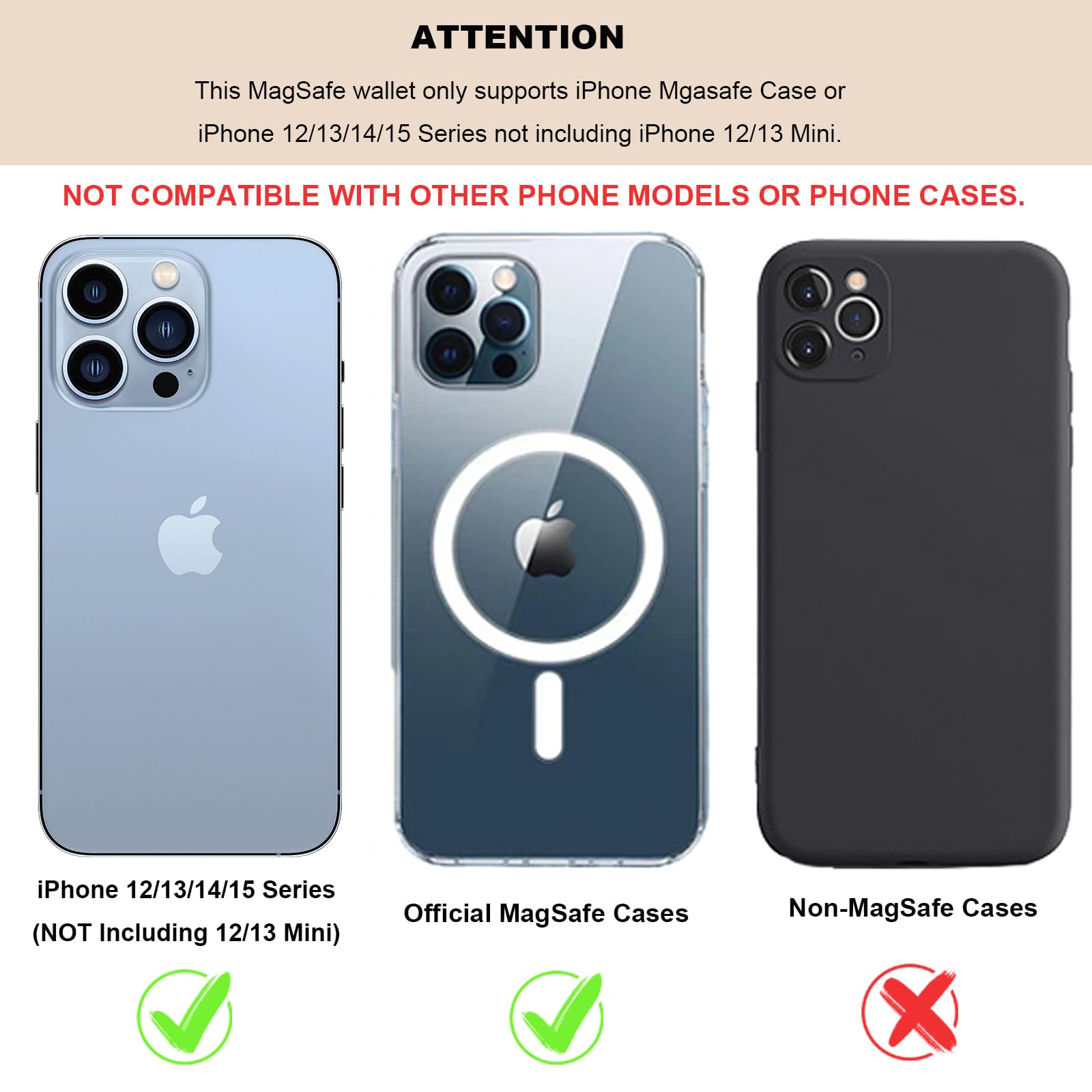 Foto 4 pulgar | Tarjetero Magnético Magsafe Wallet Bocasal Para Iphone - Venta Internacional.