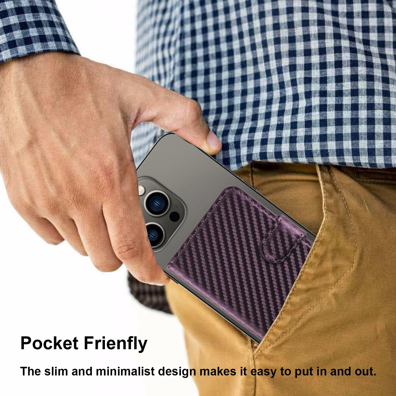 Foto 8 pulgar | Tarjetero Magnético Magsafe Wallet Bocasal Para Iphone - Venta Internacional.
