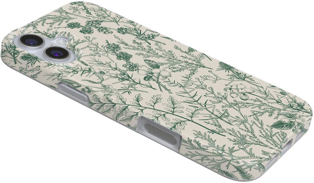 Foto 4 pulgar | Funda Para Teléfono Iphone 16 Sage Garden Green Floral - Venta Internacional.