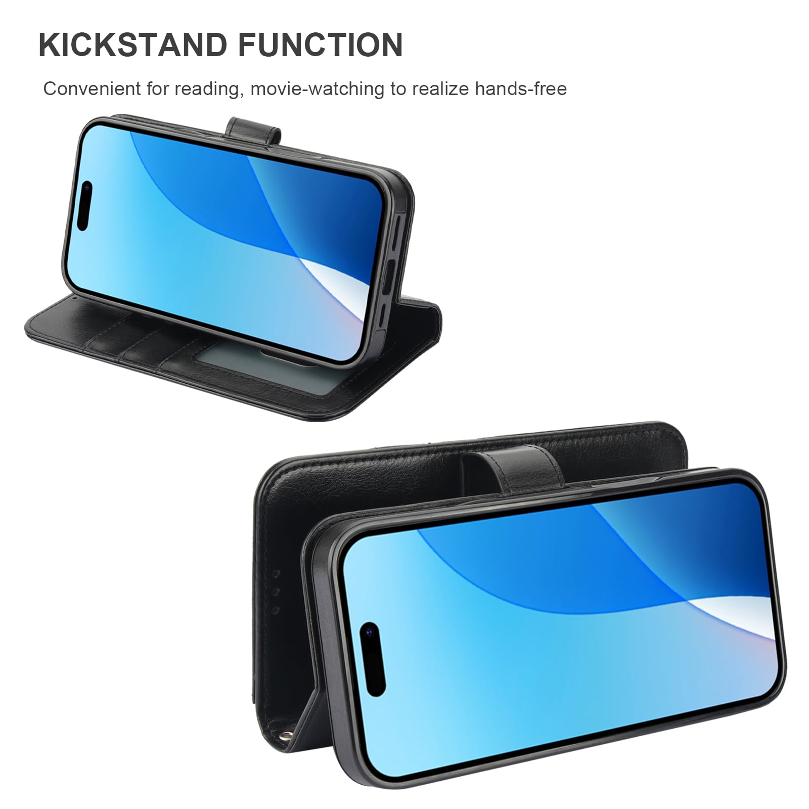 Foto 8 pulgar | Funda Tipo Cartera Bocasal Para Iphone 16 Pro Max Con Magsafe Black - Venta Internacional.