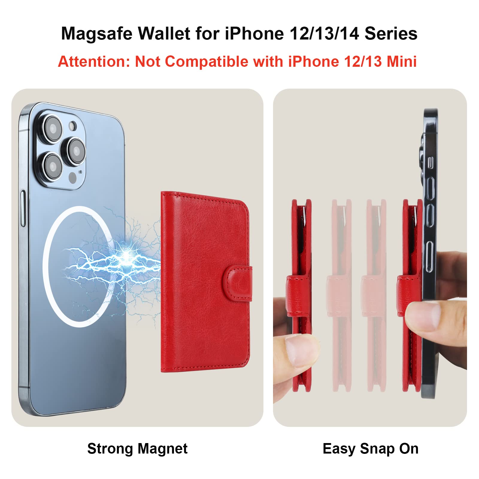 Foto 2 | Tarjetero Magnético Bocasal Para Magsafe Wallet Iphone - Venta Internacional.