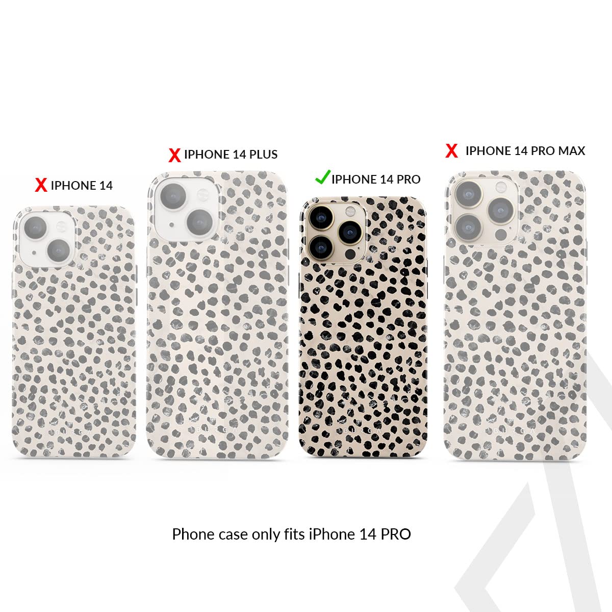 Foto 3 pulgar | Funda De Teléfono Burga Para Iphone 14 Pro Con Un Bonito Patrón Moderno - Venta Internacional.