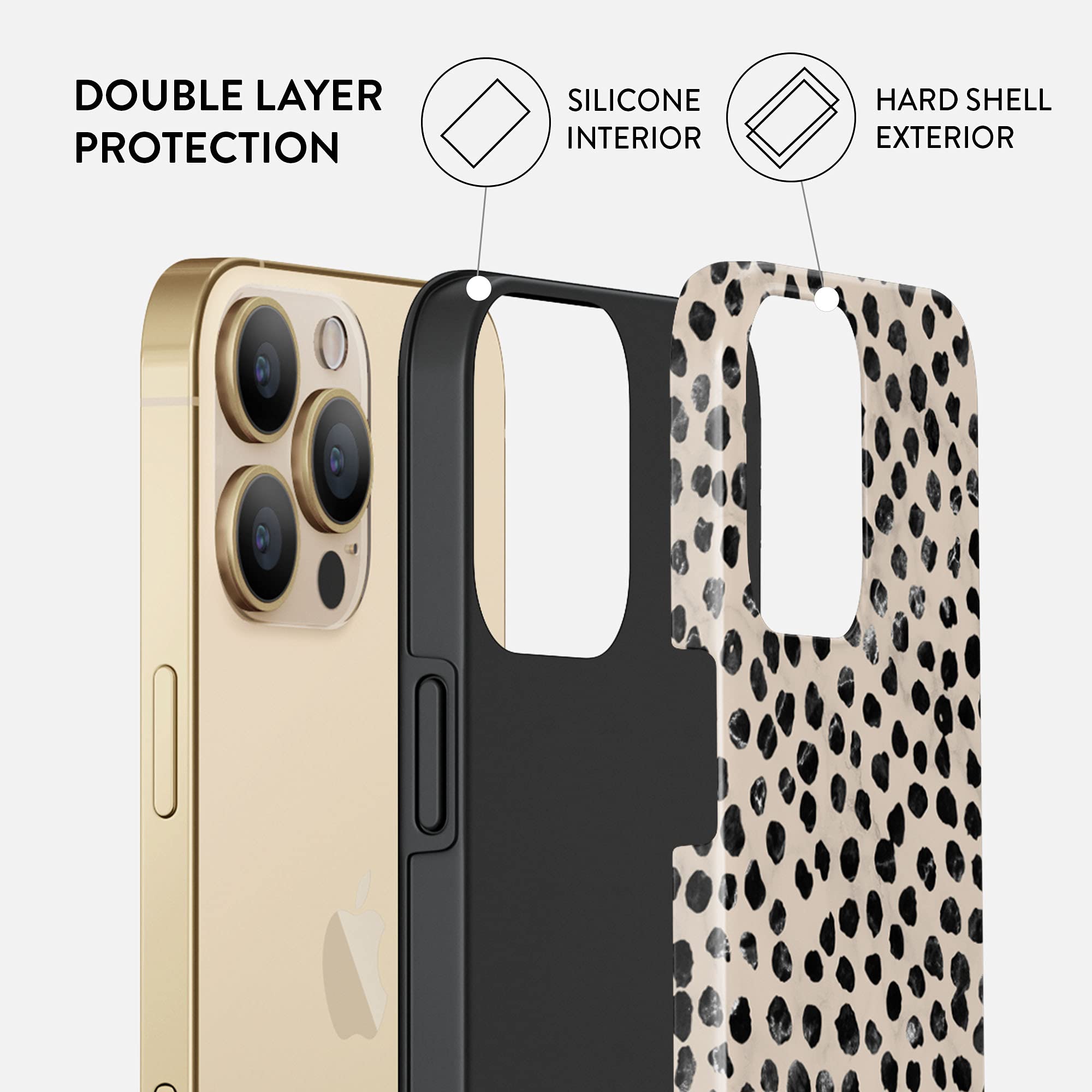 Foto 4 pulgar | Funda De Teléfono Burga Para Iphone 14 Pro Con Un Bonito Patrón Moderno - Venta Internacional.