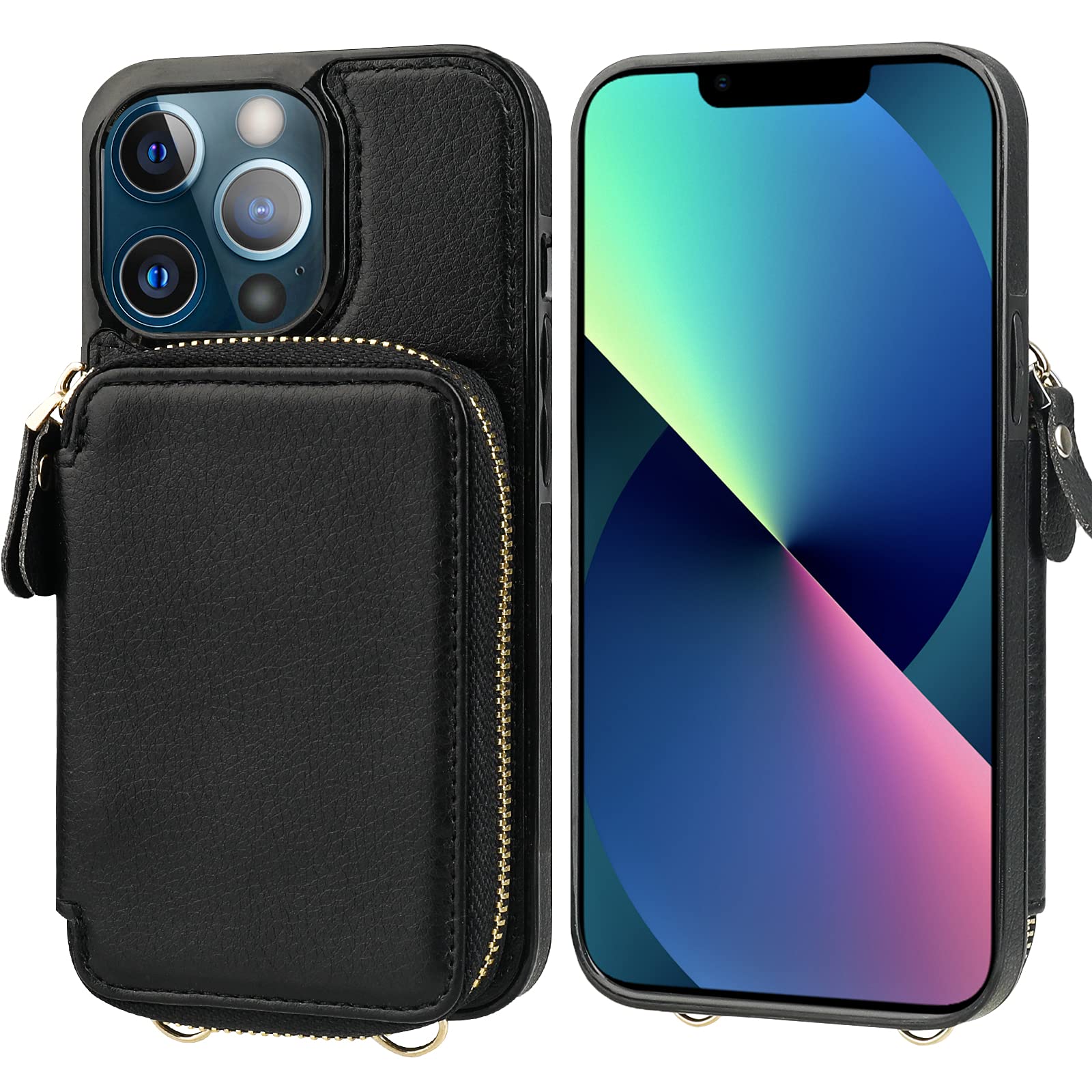Foto 4 pulgar | Funda Tipo Cartera Bocasal Con Bloqueo Rfid Para Iphone 13 Pro Max De 6.7 Pulgadas - Venta Internacional.