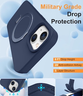 Foto 4 | Funda De Silicona Sterker Con Soporte Magnético Para Iphone 13/14 - Venta Internacional.