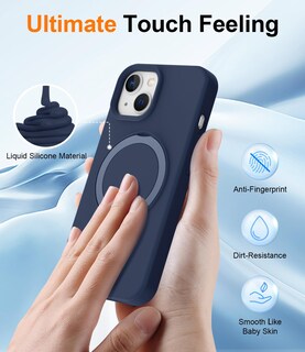 Foto 5 | Funda De Silicona Sterker Con Soporte Magnético Para Iphone 13/14 - Venta Internacional.