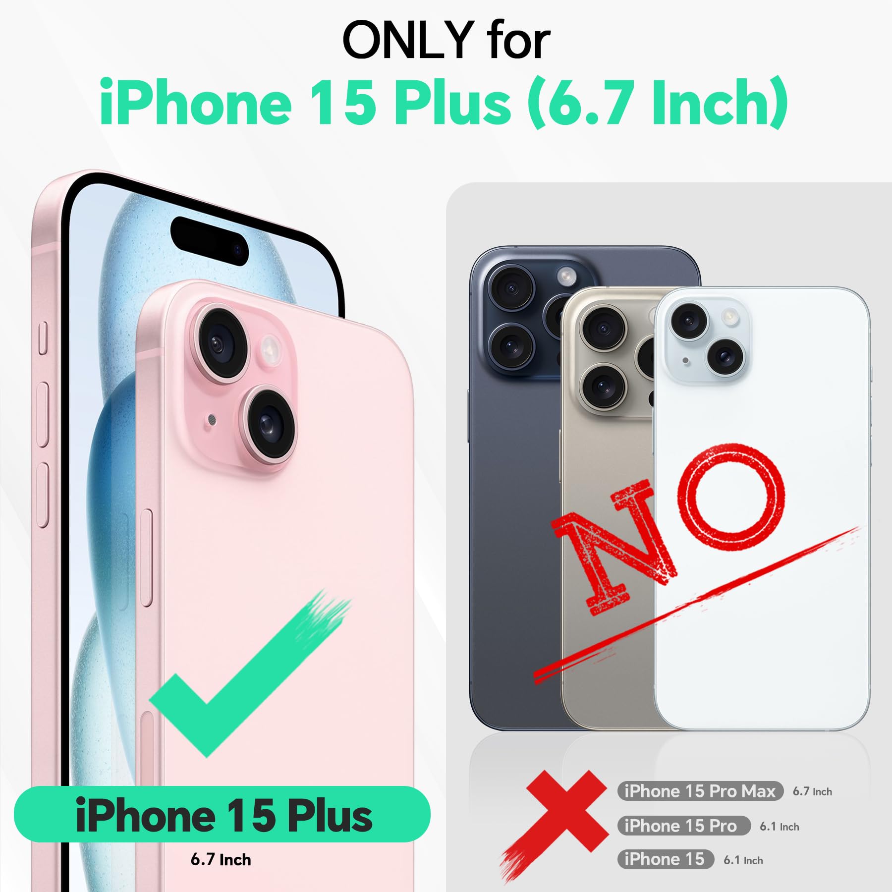 Foto 3 pulgar | Funda Tipo Cartera Tucch Para Iphone 15 Plus Con Rfid Negra - Venta Internacional.