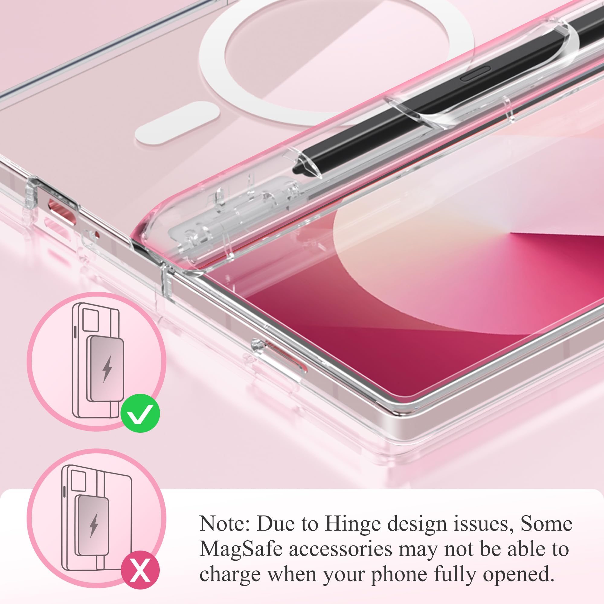 Foto 7 | Funda Magnética Tongate Para Samsung Galaxy Z Fold 6 - Venta Internacional.