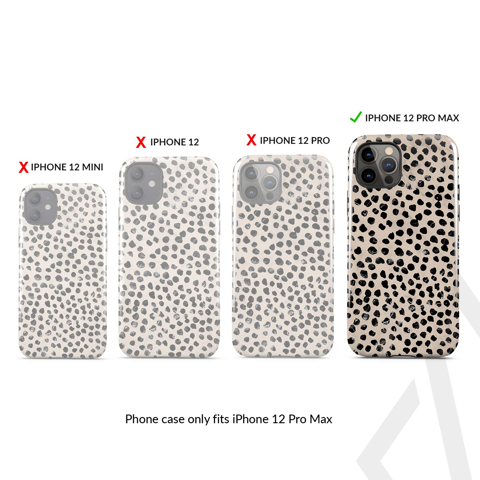 Foto 3 pulgar | Funda De Teléfono Burga Para Iphone 12 Pro Max - Protectora - Venta Internacional.