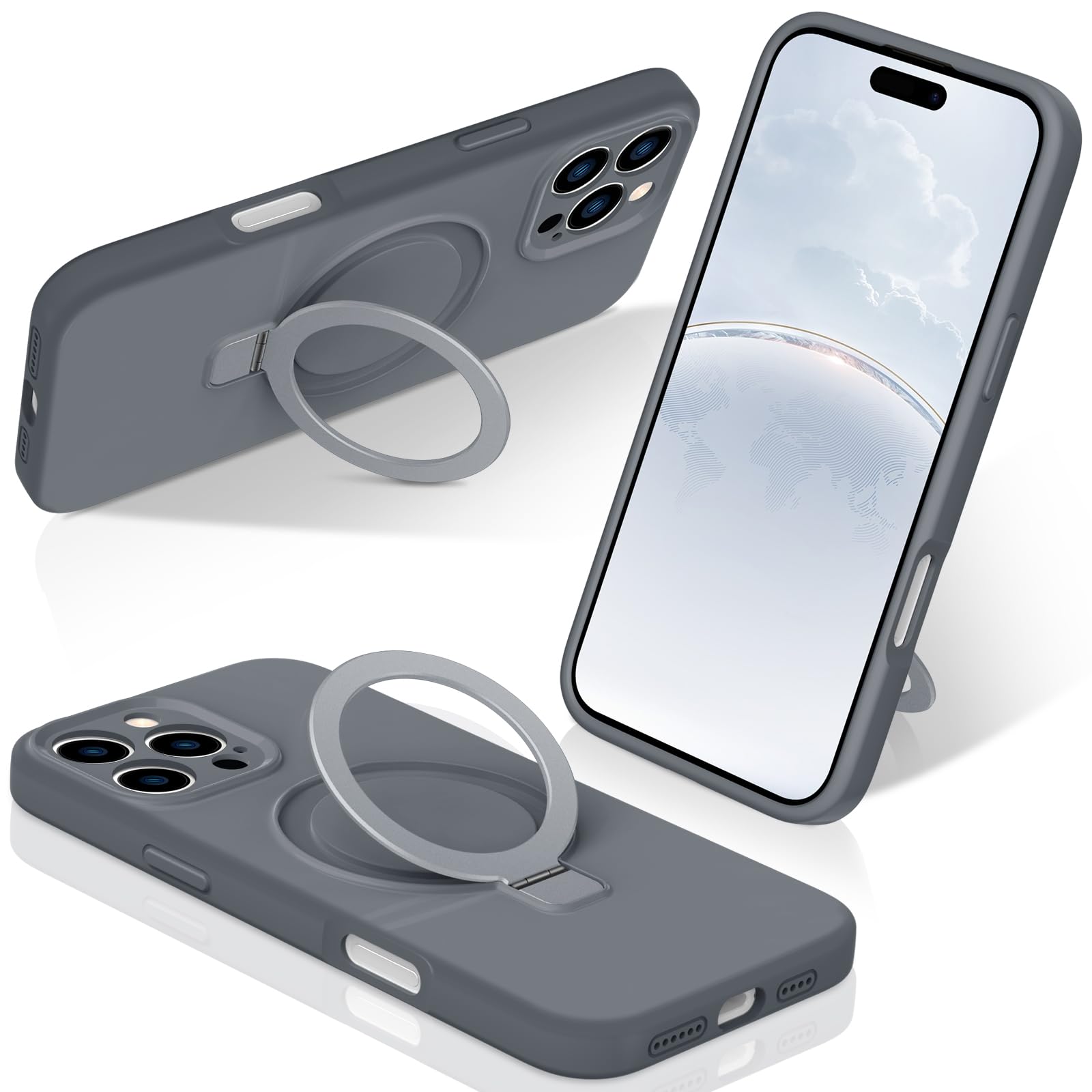 Foto 2 pulgar | Funda De Teléfono Sterker Diseñada Para Iphone 16 Pro Max Silicone - Venta Internacional.
