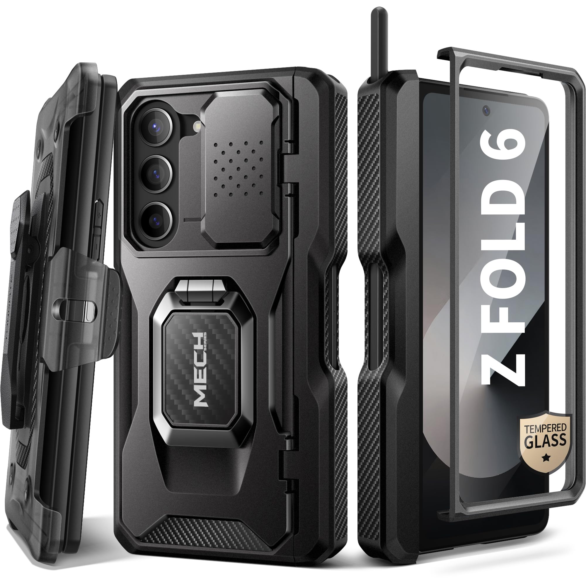 Foto 2 pulgar | Funda De Teléfono Tongate Para Samsung Galaxy Z Fold 6 Con Accesorios - Venta Internacional.