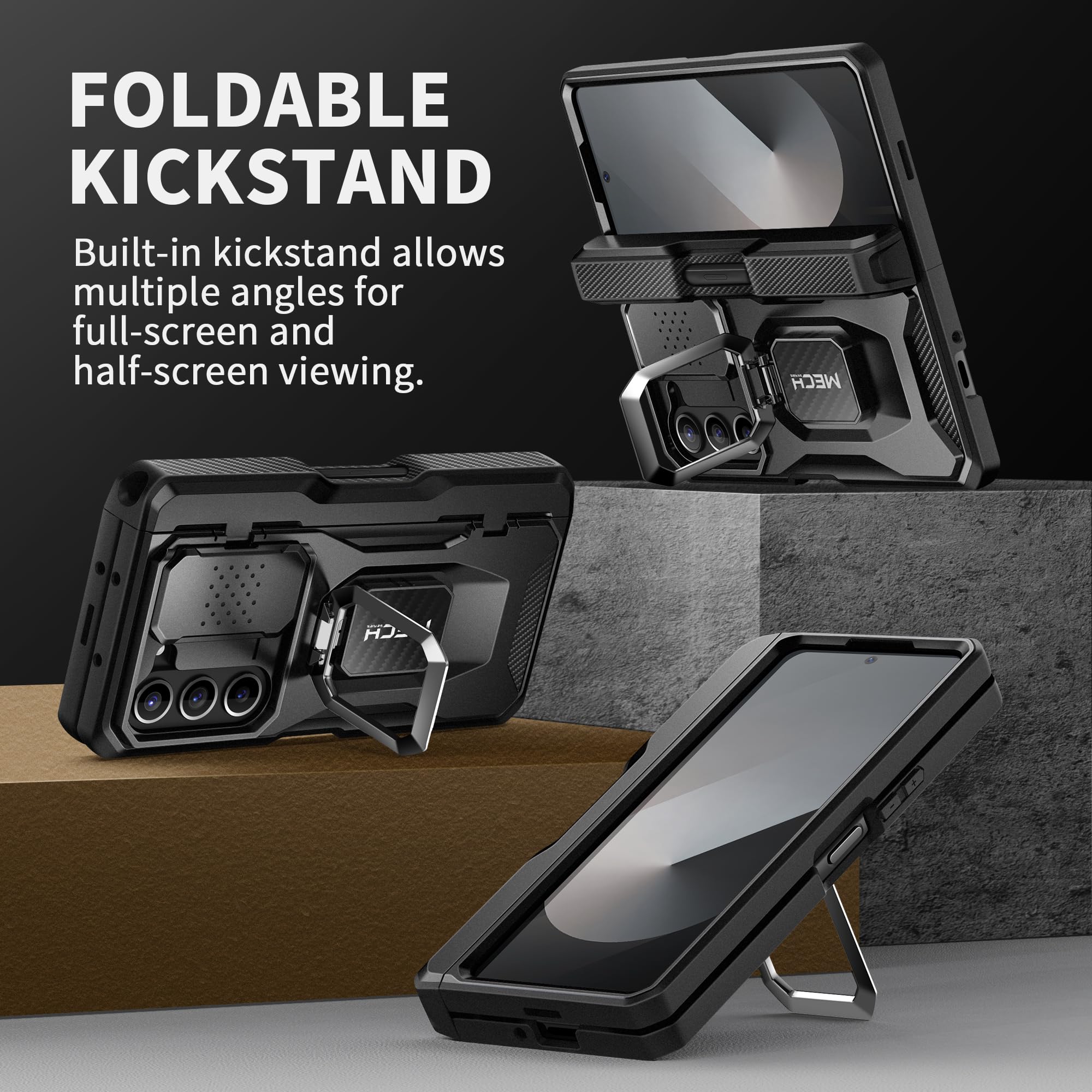 Foto 4 | Funda De Teléfono Tongate Para Samsung Galaxy Z Fold 6 Con Accesorios - Venta Internacional.