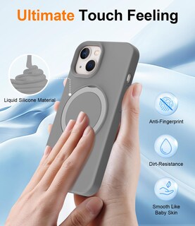 Foto 5 | Funda De Silicona Sterker Con Soporte Magnético Para Iphone 13/14 - Venta Internacional.