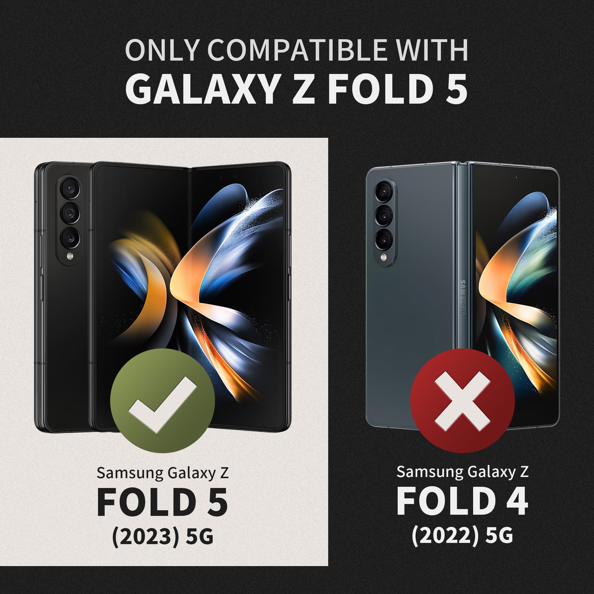 Foto 4 pulgar | Funda De Teléfono Tongate Para Samsung Galaxy Z Fold 5 Con Accesorios - Venta Internacional.