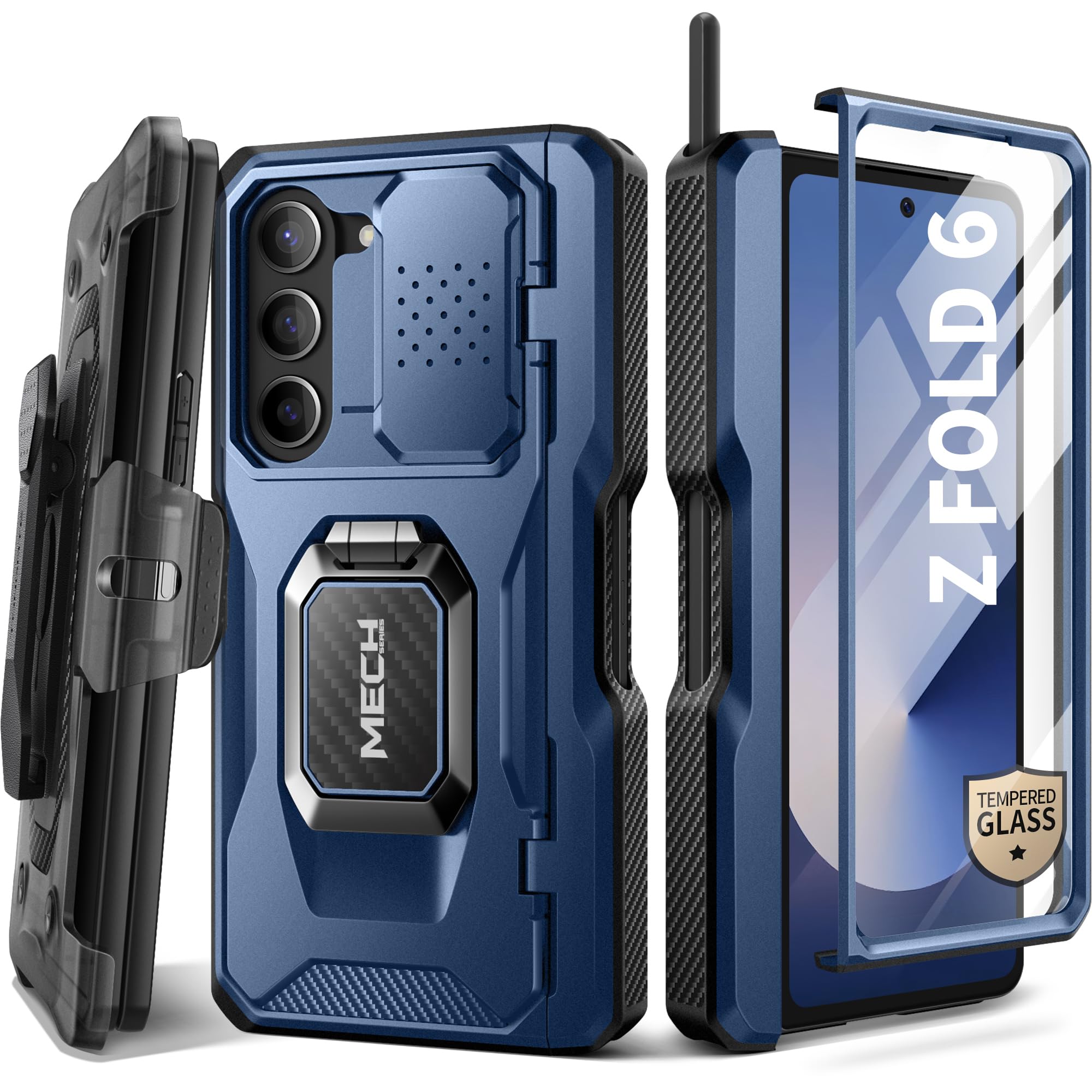 Foto 2 pulgar | Funda De Teléfono Tongate Para Samsung Galaxy Z Fold 6 Con Accesorios - Venta Internacional.