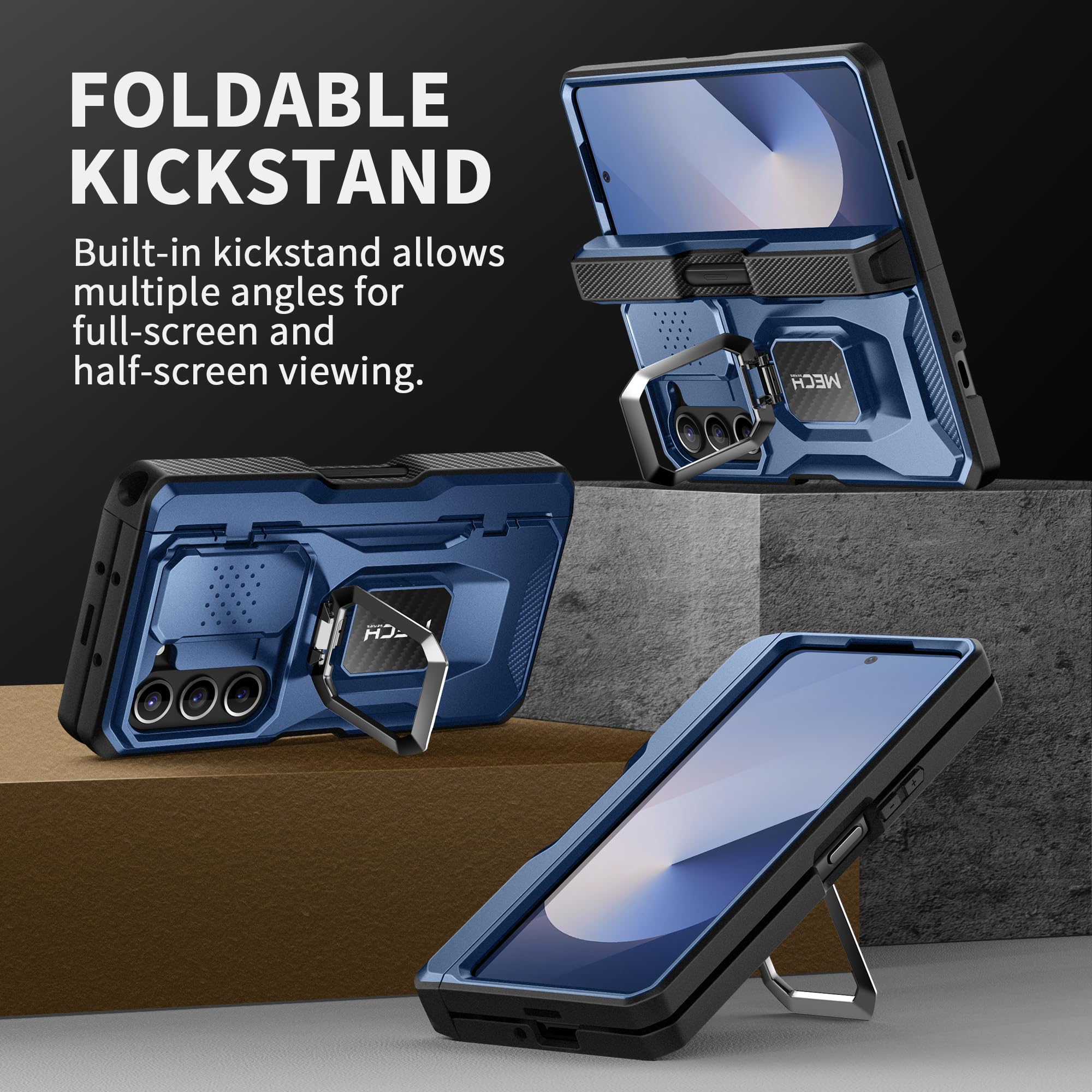 Foto 5 pulgar | Funda De Teléfono Tongate Para Samsung Galaxy Z Fold 6 Con Accesorios - Venta Internacional.