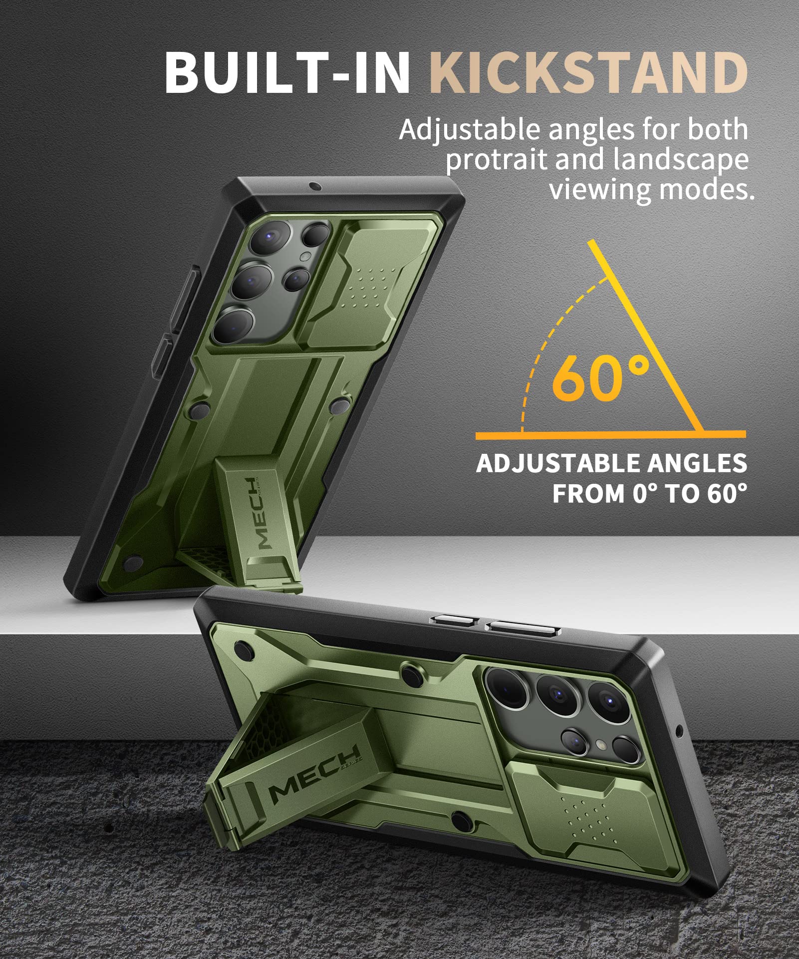 Foto 6 | Funda De Teléfono Tongate Para Samsung Galaxy S23 Ultra 6.8 Pulgadas, Color Verde - Venta Internacional.