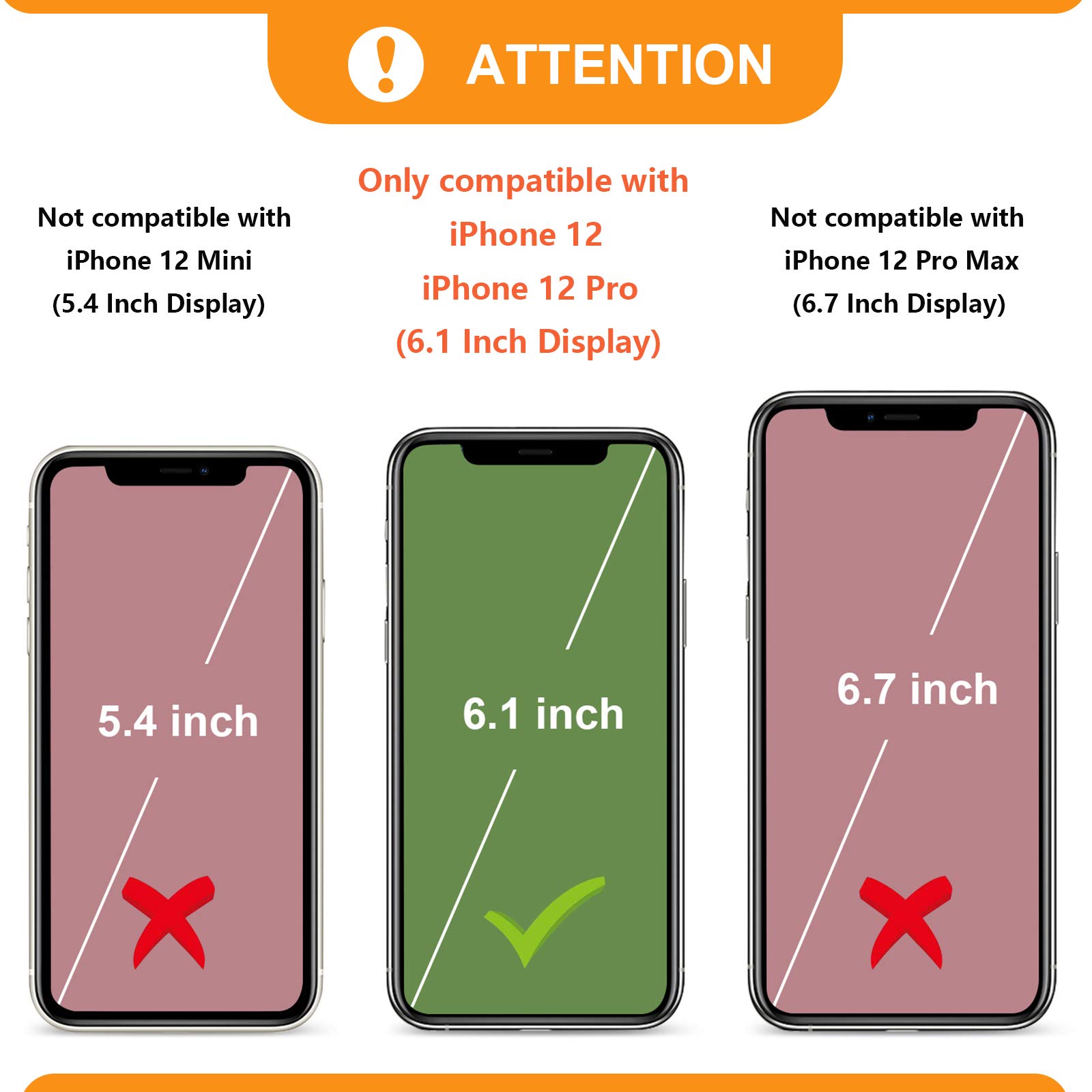 Foto 2 | Funda Tipo Cartera Bocasal Para Iphone 12/12 Pro Con Magsafe Black - Venta Internacional.