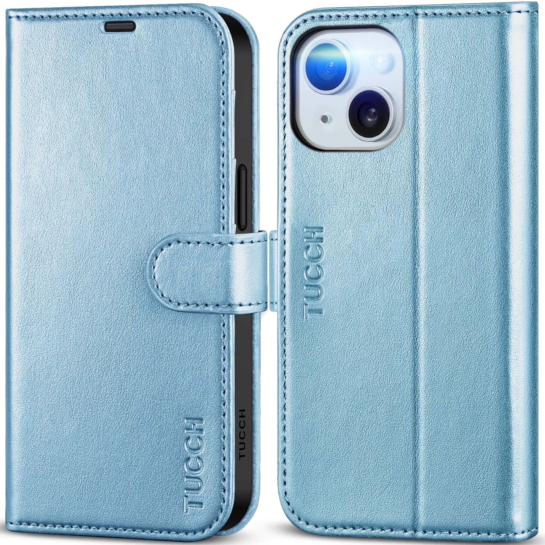 Funda De Teléfono Tucch Funda Tipo Cartera Para Iphone 15 De 6.1 Pulgadas 5g - Venta Internacional.