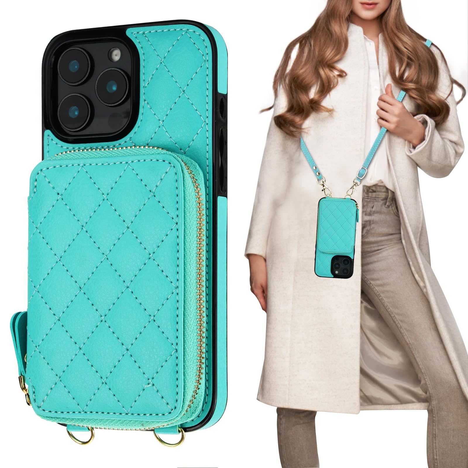 Foto 2 pulgar | Funda Tipo Cartera Tipo Bandolera Bocasal Para Iphone 16 Pro Max 6.9 - Venta Internacional.