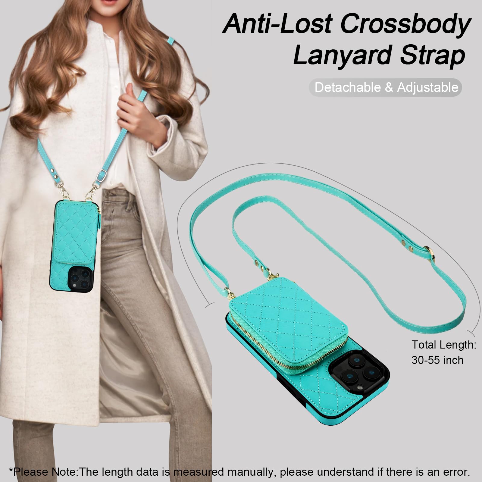 Foto 5 | Funda Tipo Cartera Tipo Bandolera Bocasal Para Iphone 16 Pro Max 6.9 - Venta Internacional.