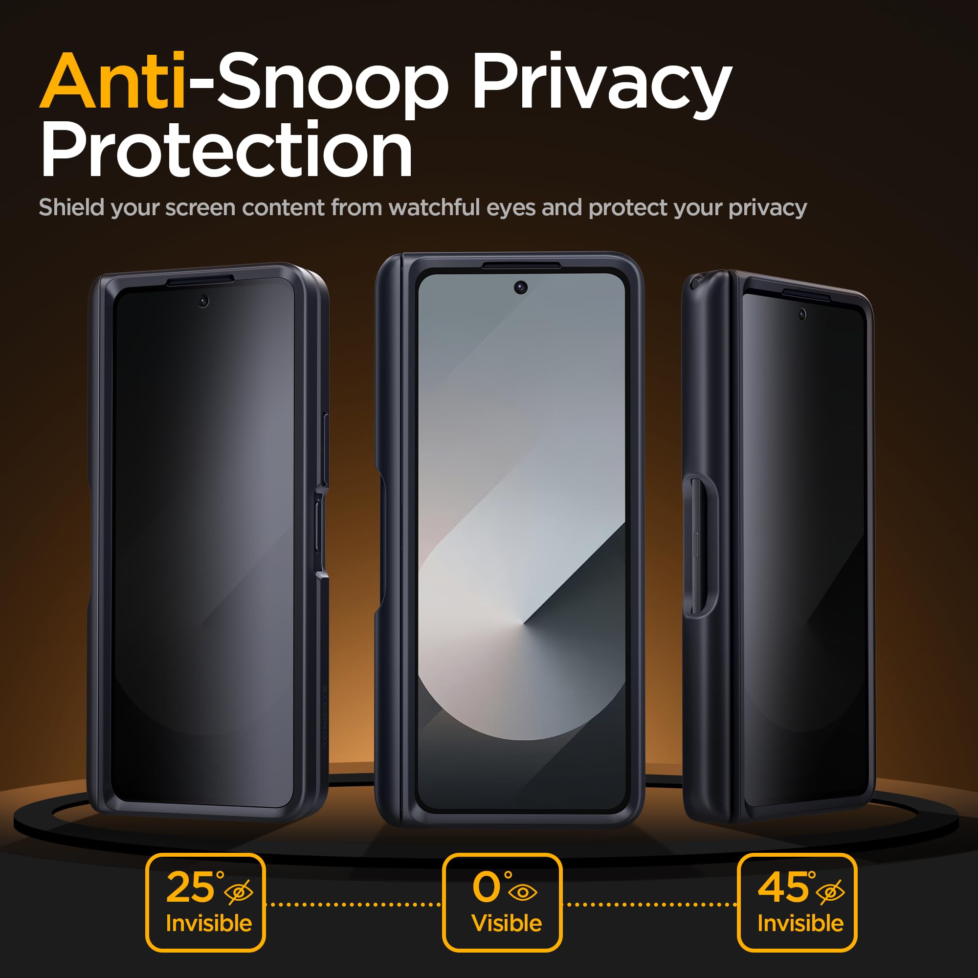Foto 3 pulgar | Funda De Teléfono Tongate Para Samsung Galaxy Z Fold 6 Negra - Venta Internacional.