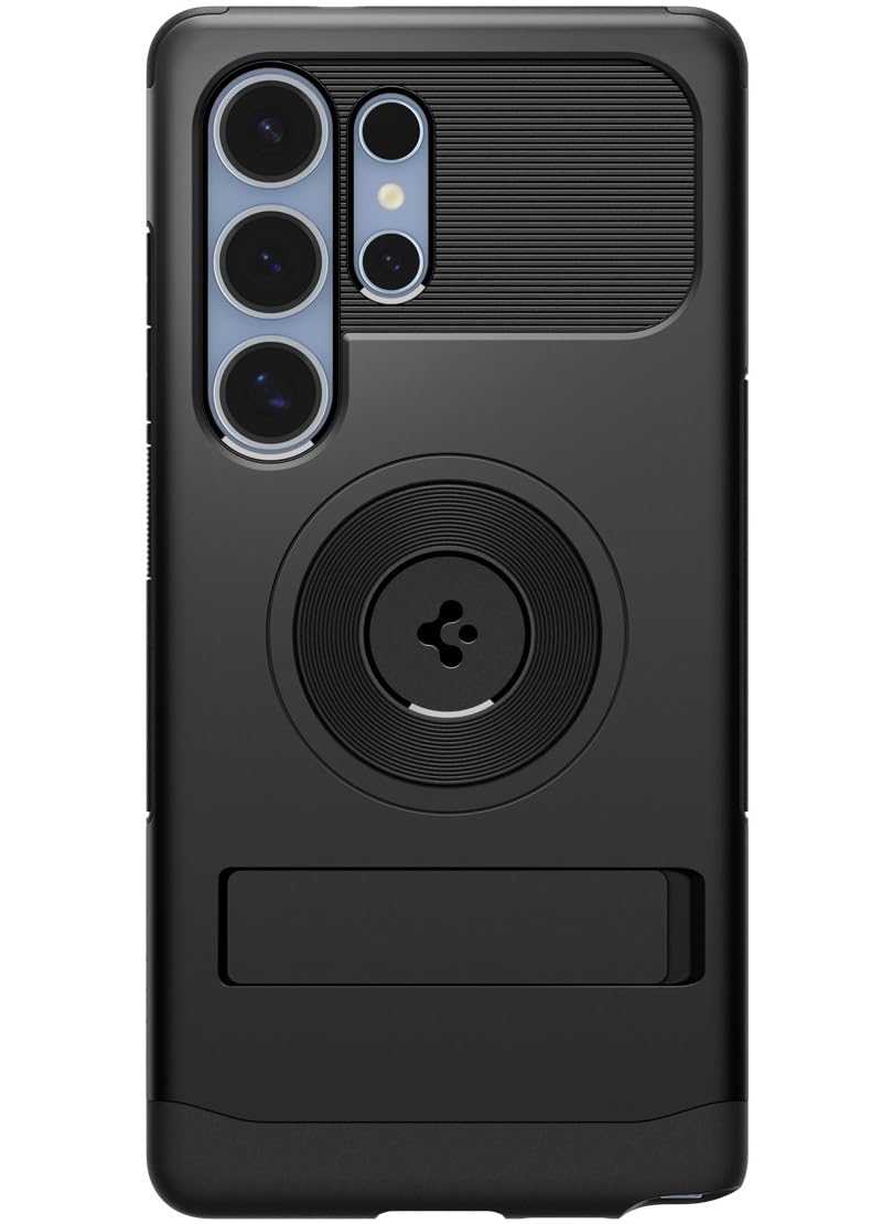 Foto 4 pulgar | Funda Spigen Slim Armor Magfit Para Galaxy S25 Ultra, Color Negro - Venta Internacional.