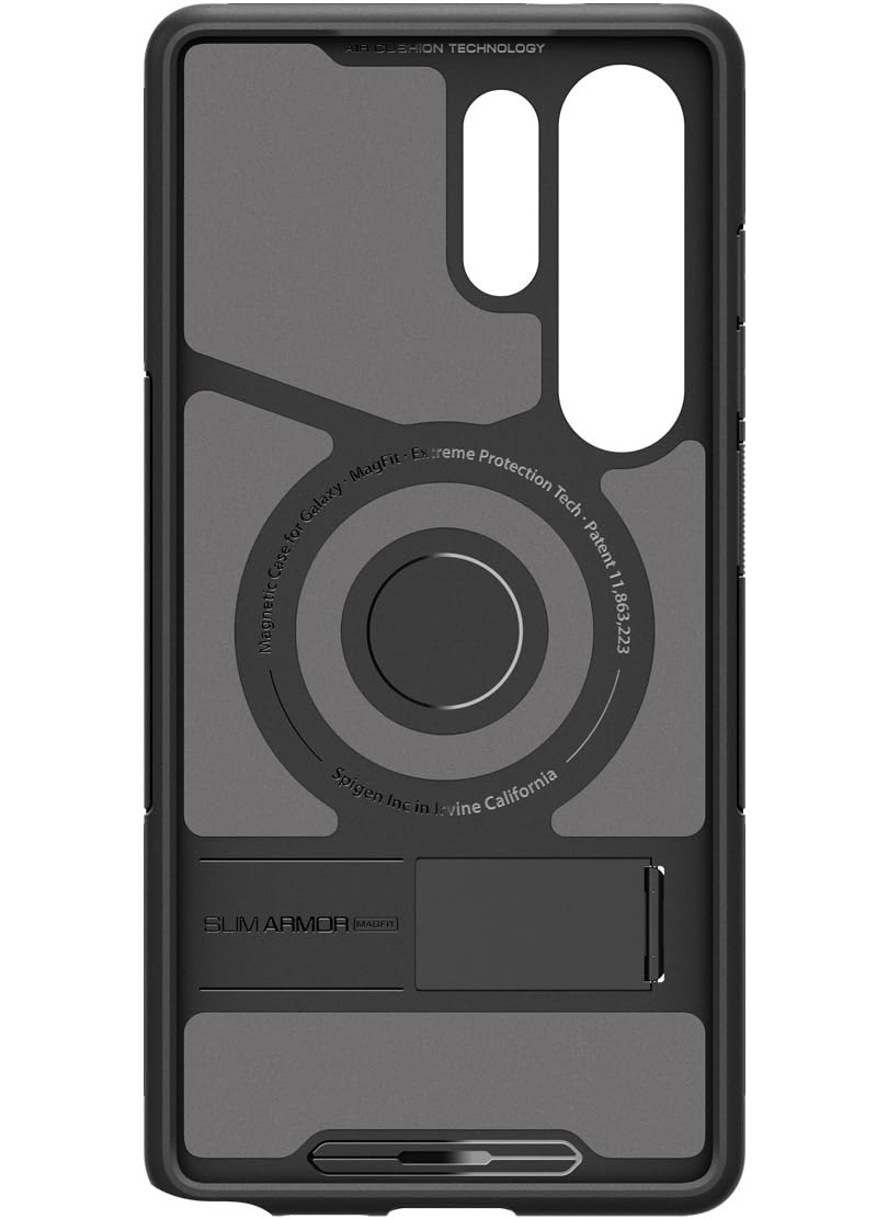 Foto 5 pulgar | Funda Spigen Slim Armor Magfit Para Galaxy S25 Ultra, Color Negro - Venta Internacional.