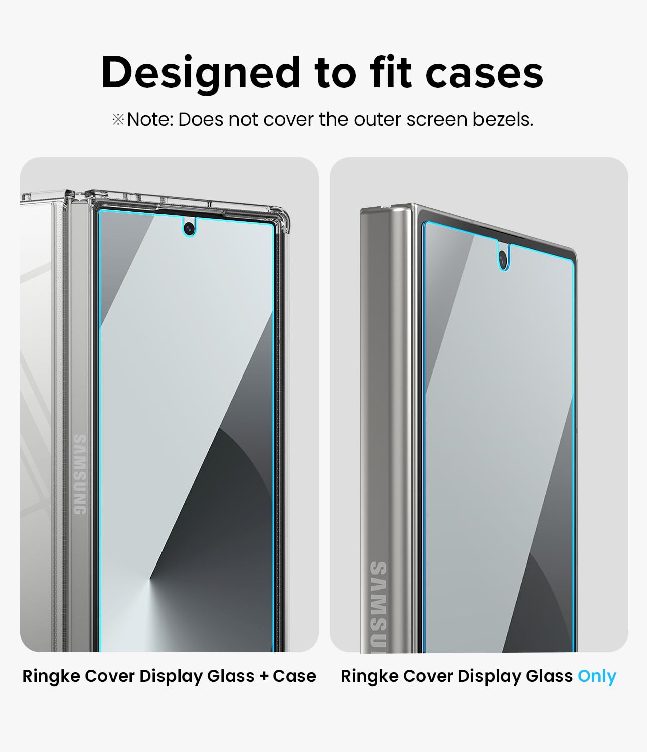 Foto 5 pulgar | Protector De Pantalla Ringke Cover Display Glass Para Samsung Z Fold 6 - Venta Internacional.