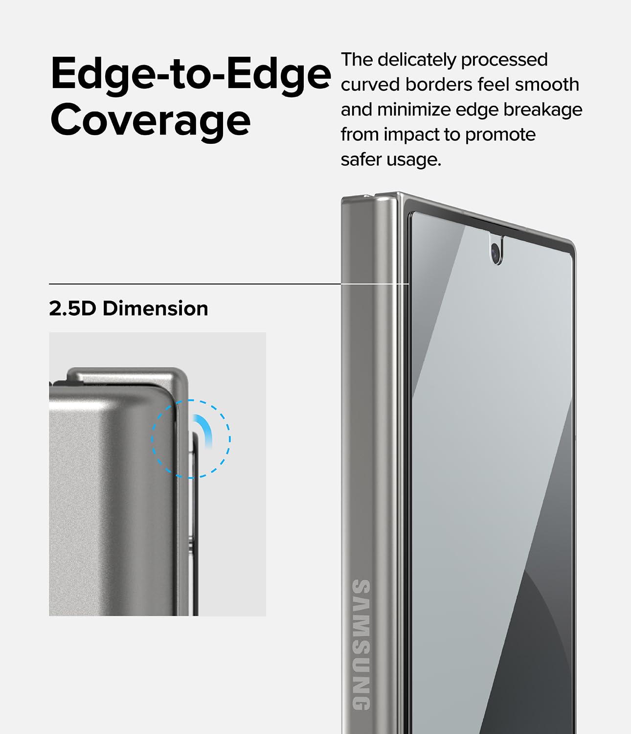 Foto 7 pulgar | Protector De Pantalla Ringke Cover Display Glass Para Samsung Z Fold 6 - Venta Internacional.