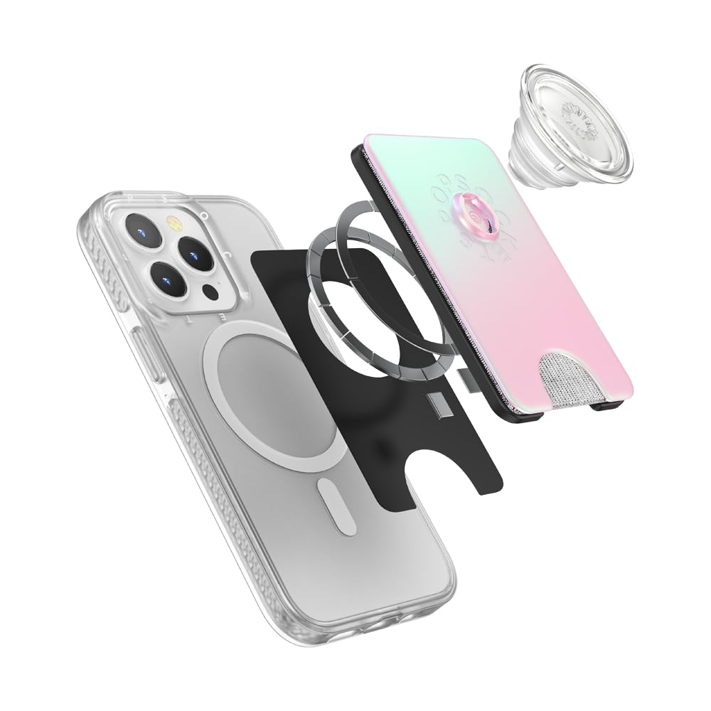 Foto 4 pulgar | Funda Para Teléfono Popsockets, Color Rosa Sirena, Con Empuñadura Expandible - Venta Internacional.