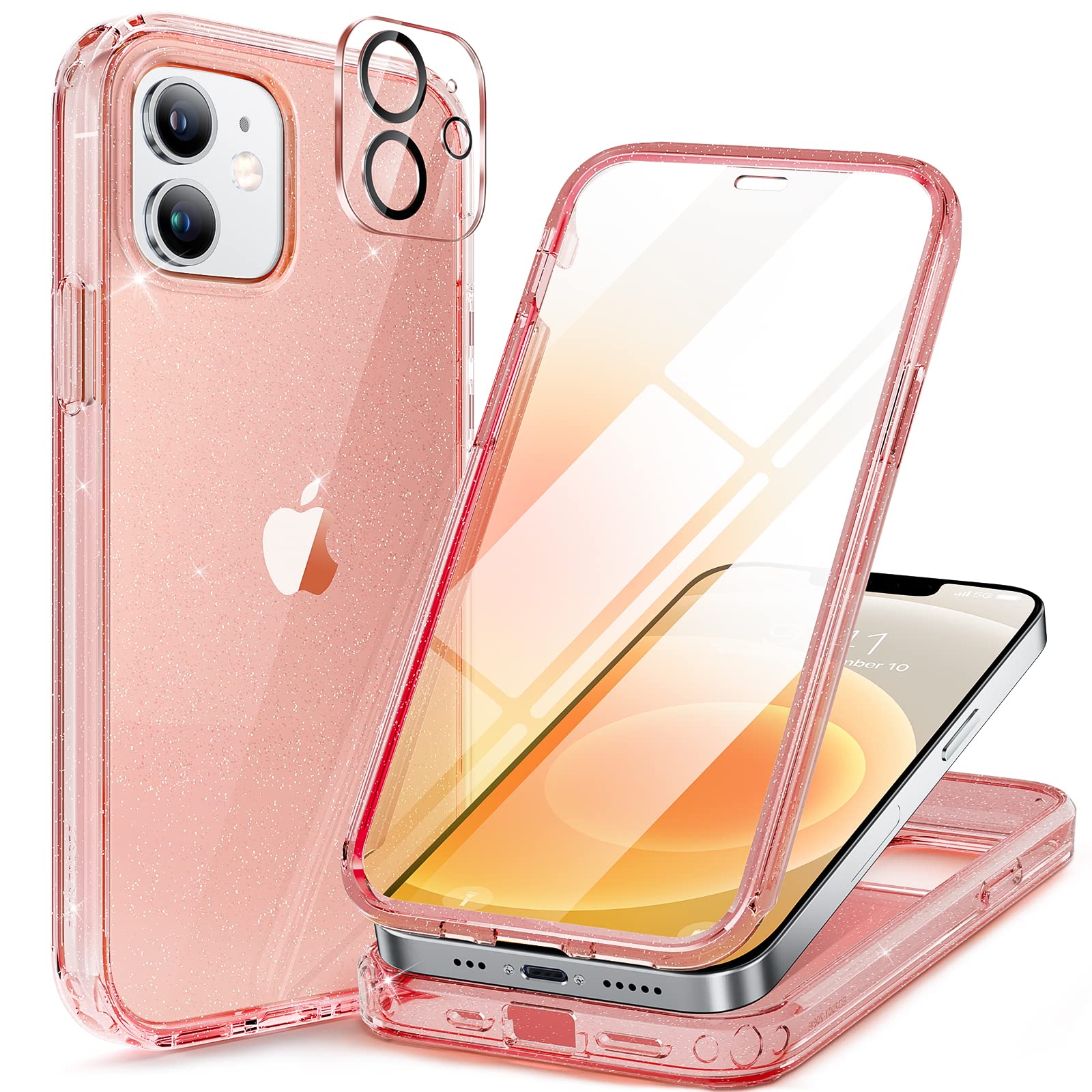 Foto 2 pulgar | Funda Protectora Miracase Glass Series Para Iphone 12/12 Pro - Venta Internacional.