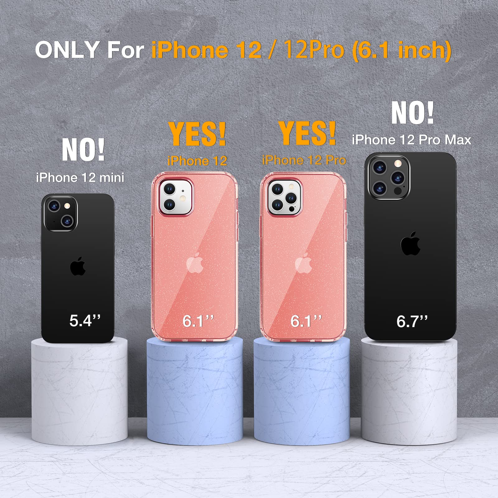 Foto 7 pulgar | Funda Protectora Miracase Glass Series Para Iphone 12/12 Pro - Venta Internacional.