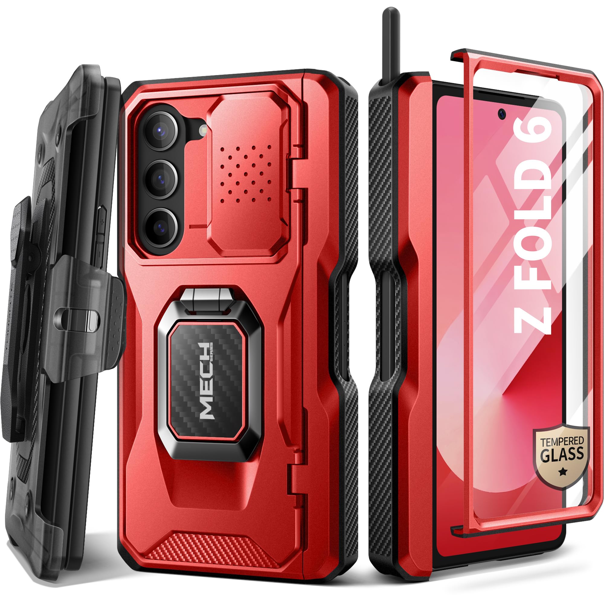 Funda De Teléfono Tongate Para Samsung Galaxy Z Fold 6 Con Accesorios - Venta Internacional.