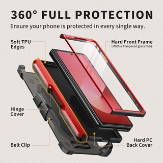 Foto 5 | Funda De Teléfono Tongate Para Samsung Galaxy Z Fold 6 Con Accesorios - Venta Internacional.