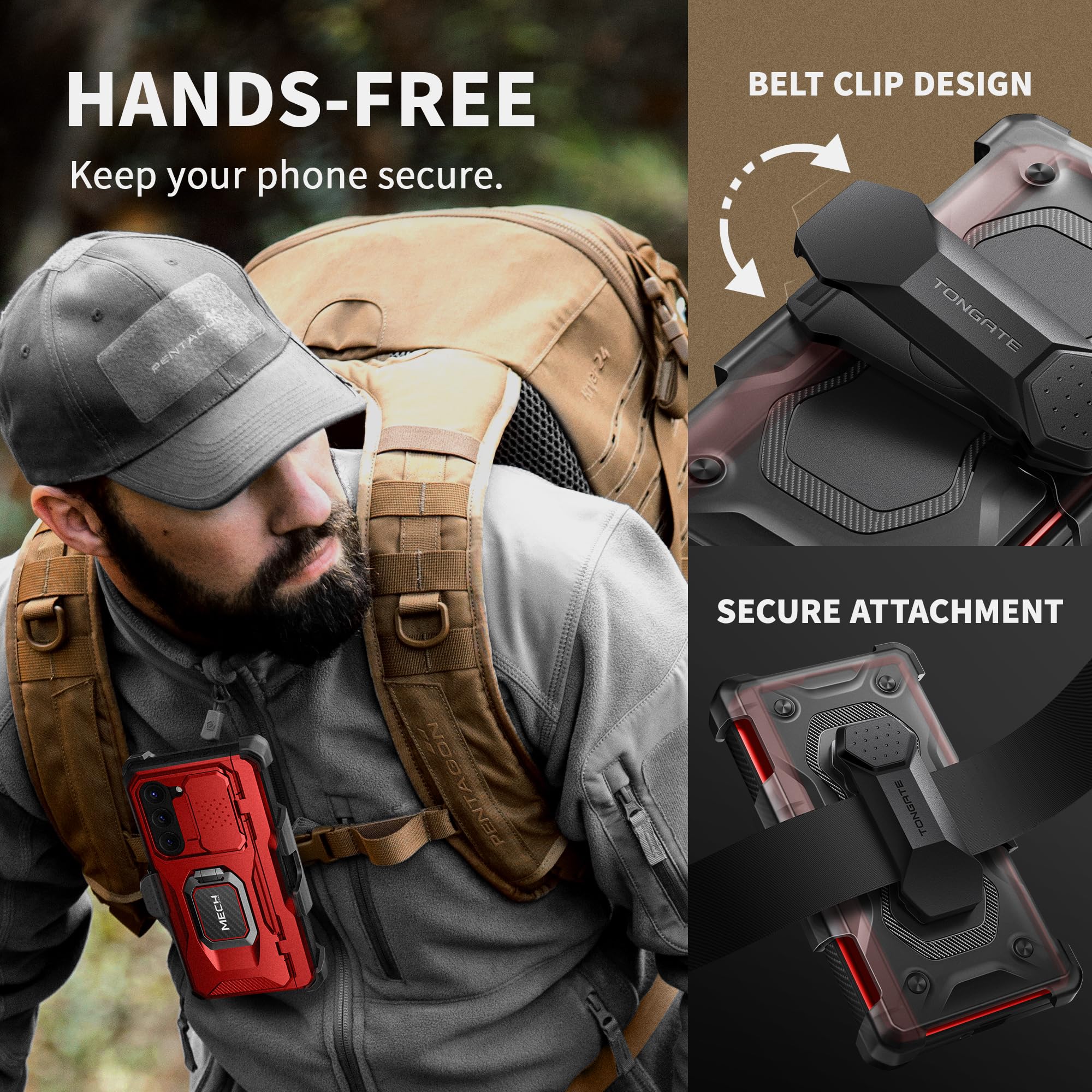 Foto 8 pulgar | Funda De Teléfono Tongate Para Samsung Galaxy Z Fold 6 Con Accesorios - Venta Internacional.