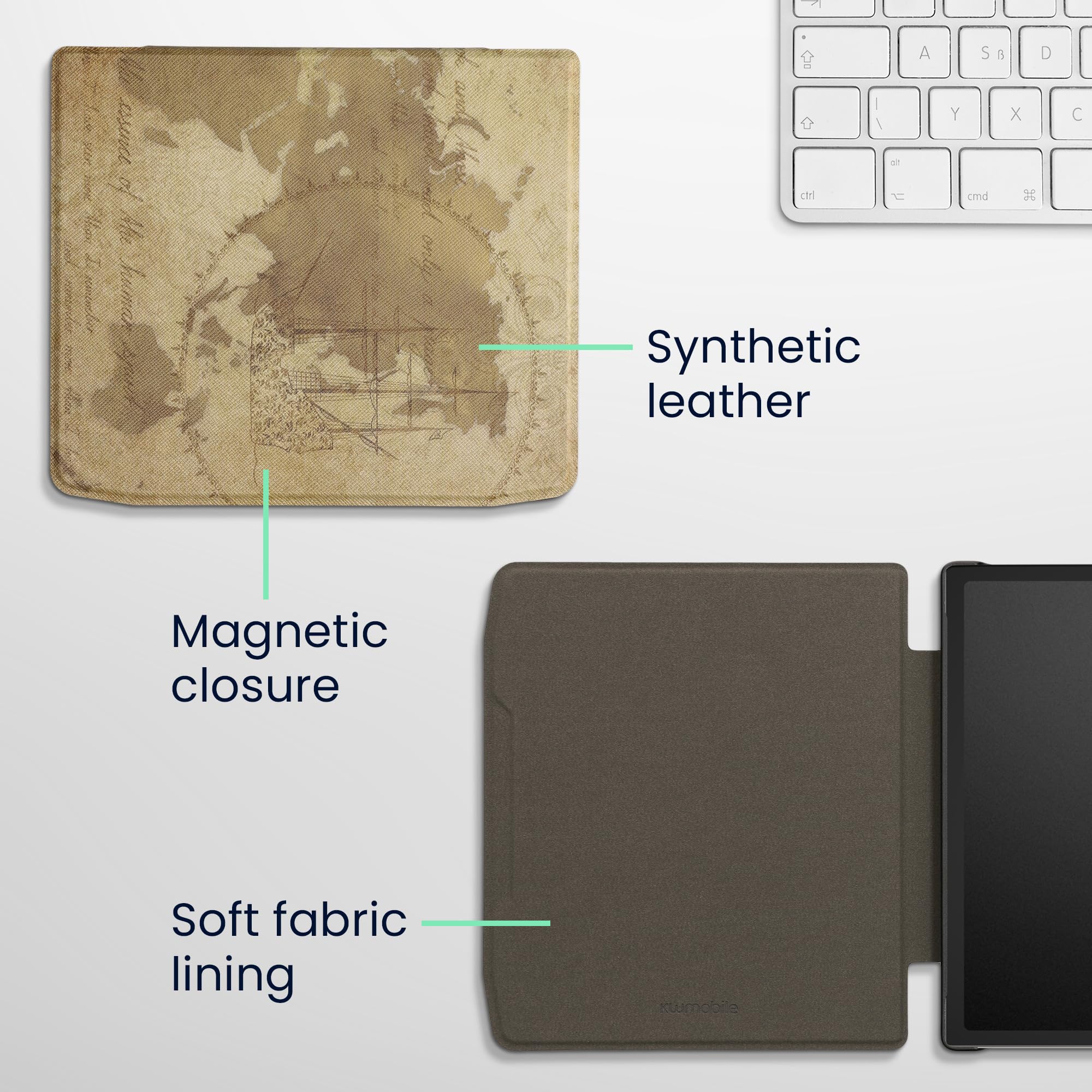 Foto 5 | Funda Para Ereader Kwmobile Compatible Con Pocketbook Era/era Color - Venta Internacional.