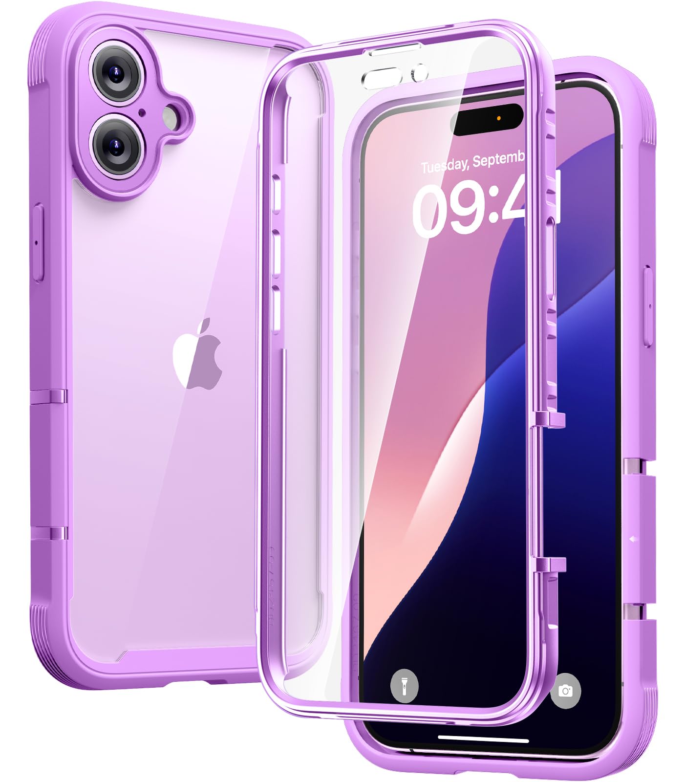 Foto 2 pulgar | Funda Para Teléfono Diaclara Diseñada Para Iphone 16 Plus, Color Rosa Oscuro - Venta Internacional.