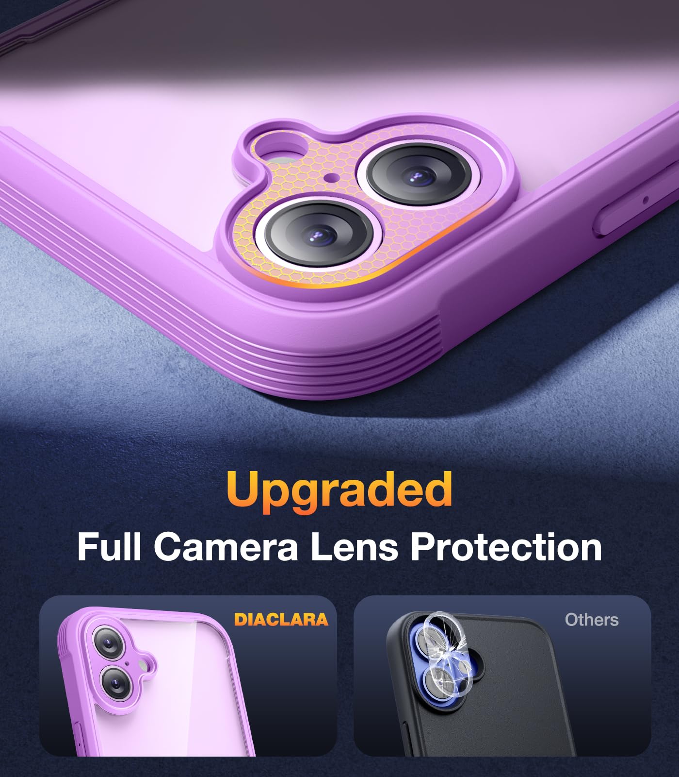 Foto 6 | Funda Para Teléfono Diaclara Diseñada Para Iphone 16 Plus, Color Rosa Oscuro - Venta Internacional.